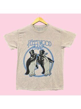 Fleetwood Mac Dapper Penguins Rock Band Tee M